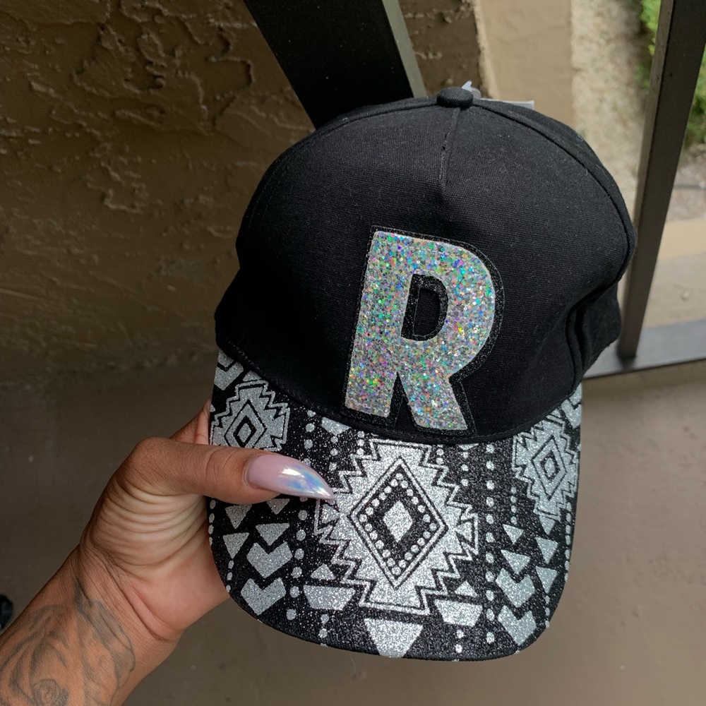 Initial R baseball hat